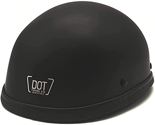 Motorradhelm Retro Halbschalenhelm ECE Zertifizierung Jethelm Mit Schnellverschluss Halbschale Brain-Cap Sturzhelm Herren Damen Mit Sonnenblende Roller Helm