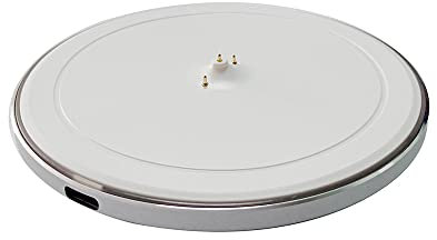 Wireless Portable Charging Station Dock for Logitech Ultimate Ears Boom 3 Ultimate Megaboom 3 Bluetooth Speaker Charger Base Stand Dock (White)