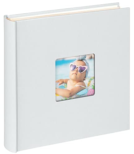walther design Fotoalbum hellblau 30 x 30 cm mit Cover-Ausstanzung, Fun FA-208-BL