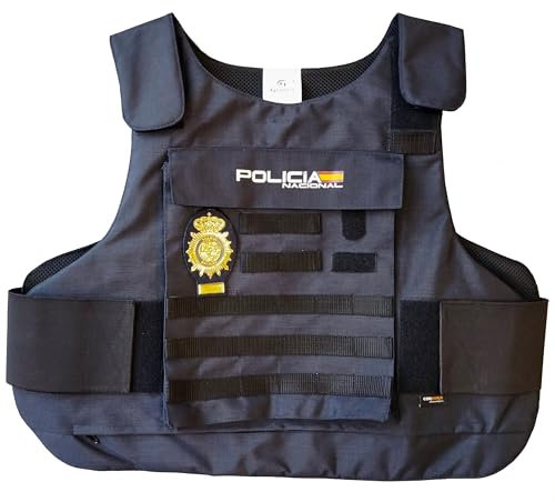 GLADIUS Funda de Chaleco Antibalas Cordura Molle Policía Nacional CNP (L) Azul Noche