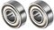 QUARKZMAN 6000Z Tiefe Rille Radial Kugellager x 2Stk Edelstahl für Motorrad [AD 26mm x ID 10mm x T 8mm]