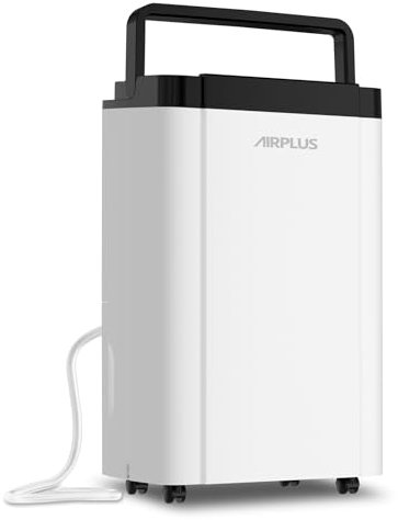 4.500 mq. Deumidificatore 50-70 pinte per casa e seminterrato con tubo di scarico, capacità serbatoio dell'acqua da 0,8 galloni, spegnimento automatico per camera, camera da letto, bagno
