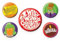 Pyramid International Willy Wonka & The Chocolate Factory Lot de badges, NC, taille unique