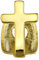 Cross Design Hip Hop Silber/Golden Teeth Grills für Männer und Frauen, Mode Single Top und Bottom Grills