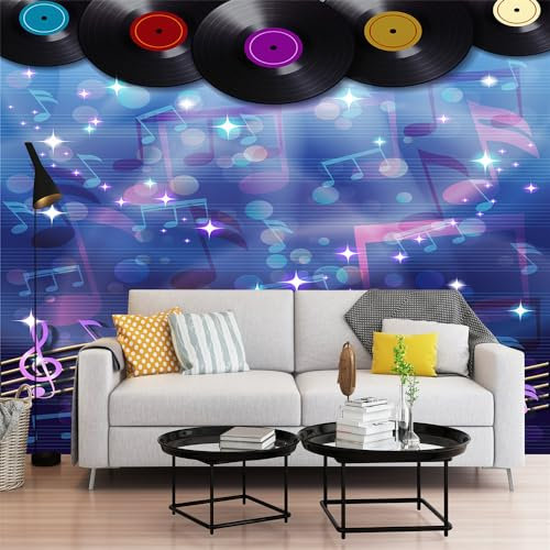 Fototapete Kinderzimmer Musik Blau Lila Erwachsene Vliestapete Dekoration Tapeten Fototapete 3d Effekt Fototapete Schlafzimmer Wohnzimmer Büro Flur Fototapete 400x240cm