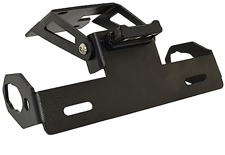 GMNTS Motorrad Heckfender Zubehör Kennzeichenhalter Rahmen Mit Licht Für Kawasaki Für Ninja 650 Für Z650 2017-2021 Motorrad Nummernschildhalter