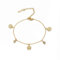 Amaxer Tree of Life Anklet for Women Viking Life Tree Rhinestone Pendant Charm Summer Barefoot Beach Foot Adjustable Chain (Gold)