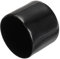 sourcing map 20pcs Rubber End Caps 34mm ID Vinyl PVC Round Tube Bolt Cap Cover Screw Thread Protectors Black