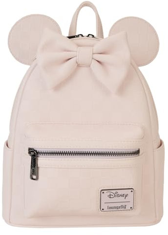 Loungefly Minnie Mouse Karierte Textur Mini Rucksack