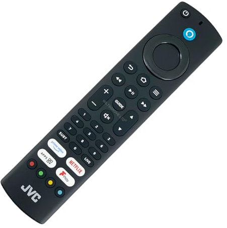 Original Fire Voice Remote Control Compatible with JVC RM-C3255 LT-32CF600 LT-40CF700 LT-43CF700 LT-50CF820 LT-55CF820 Smart Freeview 4K Ultra HD HDR TV Edition