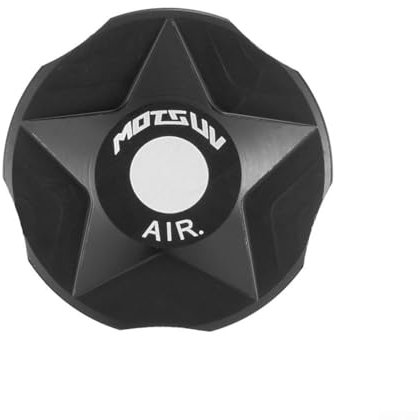 Tappo forcella in lega di alluminio anodizzato per Manitou, per for, FOX, DT, ROCK SHOX Rainbow (nero)