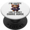 Denglisch Sprüche Happy Like A Honey Cookie Horse Denglisch PopSockets mit austauschbarem PopGrip