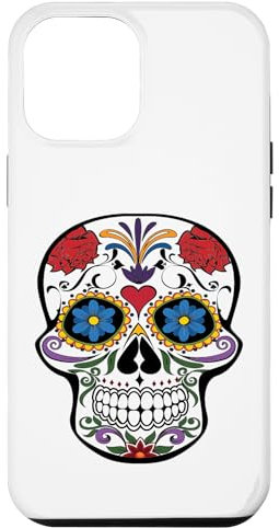 iPhone 13 Pro Max Skull and Roses Halloween Case