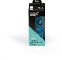 Fidlock Twist Bottle 700 Life Blue, magnetische Flaschenhalterung für Qeridoo Fahrradanhänger-Modelle, ergonomisch, BPA-frei, einfach zu montieren, ideal für unterwegs