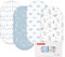 GLLQUEN BABY Bettlaken Spannbettlaken für Babybett 4 Pack,Matratzenschoner für Laufgitter, Oeko-tex100 Moseskorb Baby Spannbetttuch Bezug, Kinderwagen Matratzenbezug für Neugeborenes Taube