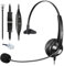 Callez RJ45-Telefon-Headset mit Mikrofon, Geräuschunterdrückung, Mono-Schnelltrenn-Telefon-Headset, kompatibel mit Siemens Unify OpenStage 30 40 60 80 kompatibel mit Mitel/Aastra 6865i 6867i 5370