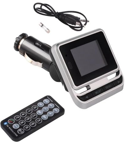Bluetooth FM Transmitter for Car, Cigarette Lighter Radio Music Adapter Charger for All Device