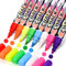 swihorab Kreidestifte Kreidemarker für Tafel, 8 Farben Whiteboard Marker für Fenster Abwaschbar, 5 mm Umkehrbare Spitze, Bunt Fensterstifte Flüssigkreide Neon Kreide Stift für Glas