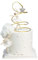 Wasise Ballerina Cake Topper - 9 Pcs Birthday Cake Decorations, Party Decorations for Ballet Girls and Princess, Dancing Queen, Fairy Toppers for Wedding Birthday Party, Flower and Doll Dessert Plugin