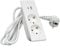 Sefitopher 2 Fach Steckdosenleiste Mehrfachsteckdose 1 Typ-C USB Mehrfachstecker für Büro Hause Reisen (Weiß)
