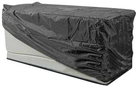 Garten Kissentruhe, Allzwecktruhe Kissenbox Abdeckung, Abdeckhaube Für Aufbewahrungsbox Im Freien, UV-geschützte Allwetter-Deckbox-Abdeckung Für Terrasse, Gartentruhe Schutzplane Abdeckhaube