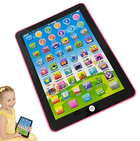 Générique Lern-Tablet für Lernpads, interaktiver Touchscreen, Alphabet-Rechtschreibung, frühzeitige Entwicklung, elektronisches Lernen Tablet für alle PE