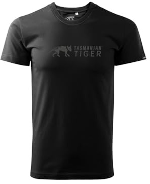 Tasmanian Tiger TT Logo Shirt - Herren T-Shirt mit Rundhals-Ausschnitt aus 100% Baumwolle