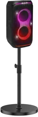 Speaker Stand for JBL PartyBox 110/120/130/310/320/330 Stand, Adjustable Height 24.4-32.3, Heavy Duty Surround Speaker Stands for JBL PartyBox Stand with Reinforced Base, Up to 57 Lbs, 1 Pack