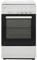 DAYA DSGC-50764, Cucina A Gas, Piano Cottura 4 Fuochi, Forno A Gas Integrato, Colore Bianco, 56.5 X 50 X 85.5 Cm; 36.5 Kg