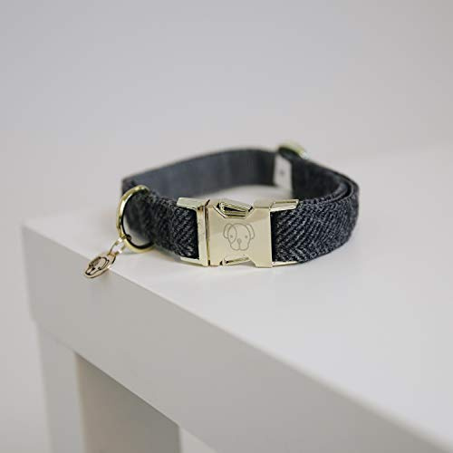 Kentucky Dogwear - Hundehalsband - Wolle - Grau - Größe L - 42-68cm