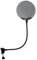 Gator Frameworks Metal Screen Pop Filter with 12.4-Inch Gooseneck (GFW-POPFILTER-MTL)