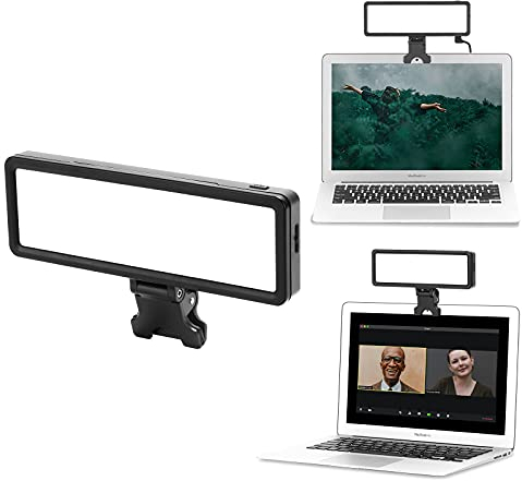 Newmowa 100pcs High Power LED Video Light, 3200K-5600K Adjustable Color Temperatureand and Brightness Led Panel Light for Video Conference, Remote Work, Education, Zoom Calls, Live Streaming