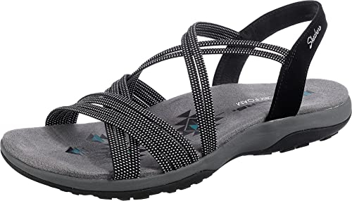 Skechers Damen Sandals, Black, 40 EU