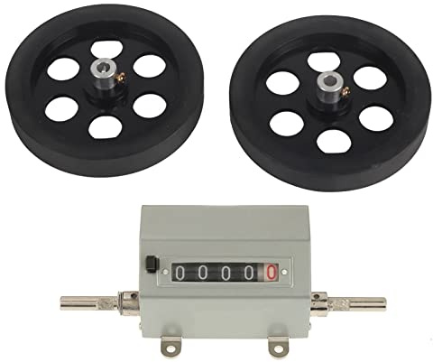 Längenzähler mit Rollendem Messrad Metric Keson Messrad Zählrad 5-stellig Meterzähler 0 9999.9 Rollenzähler Zur Längenmessung