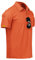 JACKETOWN Poloshirts Herren Kurzarm Atmungsaktives Schnelltrocknend Poloshirts Männer Sommer Knopfleiste T-Shirts Männer Casual Sport Shirt Basic Regular Fit Golf Polohemd (Orange-L)