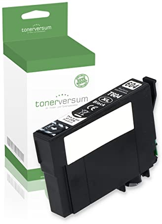 Tonerversum Tintenpatrone kompatibel zu Epson 604XL 604 XL C13T10H14010 Black für Expression Home XP 2205 3200 4205 2200 4200 Workforce 2910 2930 2935