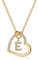 TINGN Geschenke für Mädchen - Gold Kette Herz Ketten Damen Kette mit Buchstaben E Geburtstagsgeschenk für Kinder Halskette Herz Halskette Damen Geschenke für Mädchen 6 7 8 9 10 11 12 13 14 15 Jahre