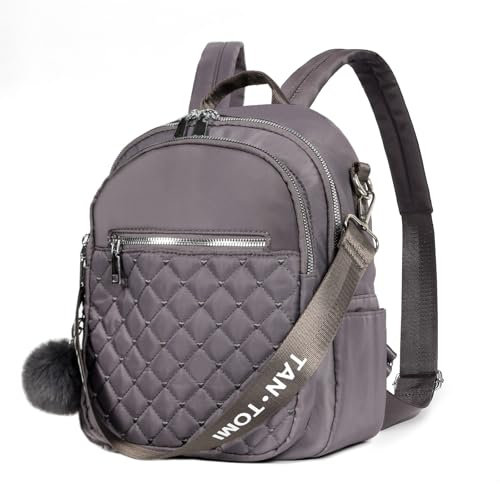 TAN.TOMI Rucksack Damen, Kleine Rucksäcke Women Arbeitsrucksack Damen Elegant Backpack für Alltag Schule Arbeit Reisen Einkaufen