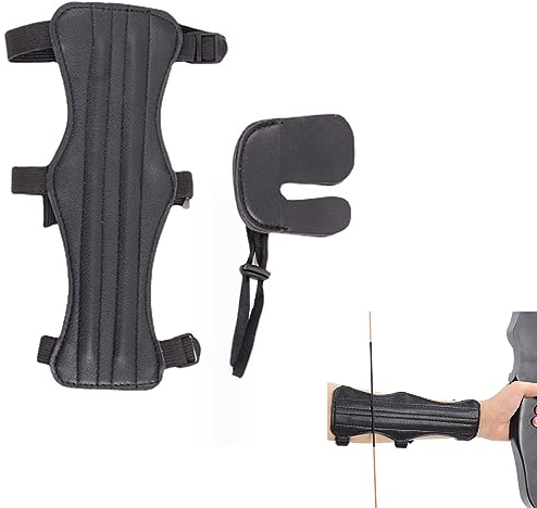 Protection des avant-bras pour tir à l'arc, gants tir, protège-doigts ajustables pour archers, amateurs et débutants