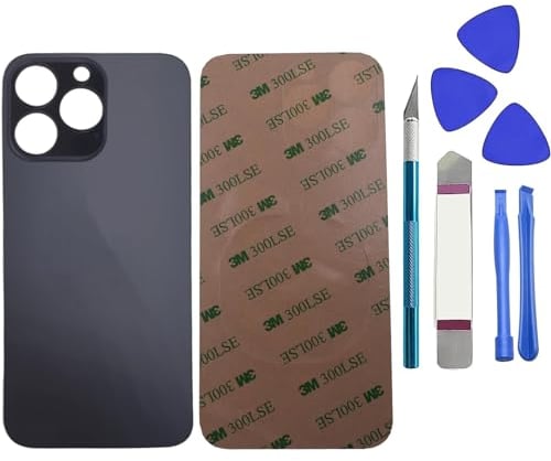 Dakexiong 13 Pro Max Rear Back Glass Replacement for iPhone 13 Pro Max with Repar Tool Kit and Pre-Installed Adhesive(Graphite)
