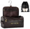 Flycalf Trousse de toilette personnalisée pour homme, Style 2 - Profitez de votre temps, Essentiel de voyage