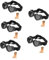 Housoutil 5 Stück Ergonomische Hunde-Sonnenbrillen Fürs Laufen Winddichte Brillen Für Hunde Modische Haustier-Accessoires