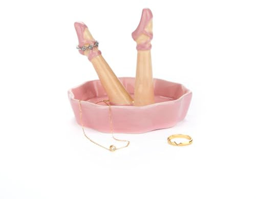 Balvi Porte-bagues Happy Legs Dance Des chaussures pour toutes les humeurs Céramique