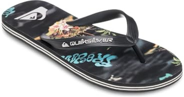 Quiksilver Herren Molokai Art 25 Sandale, Anthrazit, 43 EU