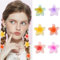 Loomify 6 Piezas Pinzas de Garra Flor, Clips de Flor Pequeños de 4 cm, Clips de Garra Adorables, Pinzas de Pelo Antideslizantes para Mujeres y Niñas, Accesorios para Peinados para Fijar el Cabello