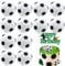 12 PACK Football Cake Decorations, Football Cupcake Toppers 3D Foam Soccer Ball Cake Toppers Soccer Theme Happy Birthday Cake Topper Football Party Decorations for Boys Men