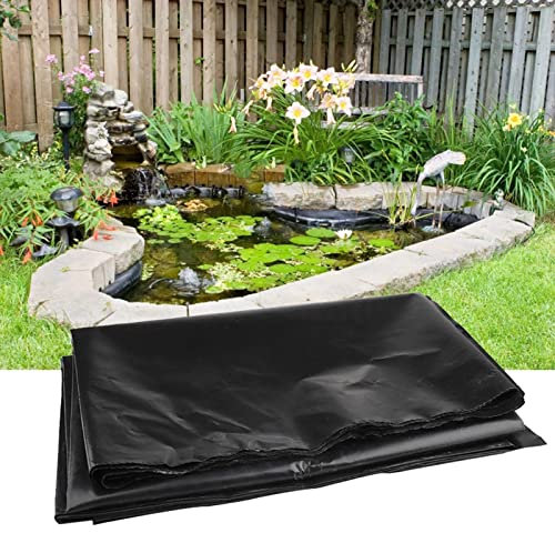 Tissu imperméable noir pour bassin à poissons et piscines 6 x 6 m