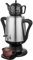 Juego de cafetera turca eléctrica, olla de acero inoxidable y taza de té de cerámica, hervidor de agua de 4 litros de capacidad con mango antiquemaduras para un té y café perfectos