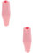 Amosfun 2St Fahrradlenkervase Straße kleine Vase Roller Fahrradvasen Getränkehalter für Boote Zubehör Fahrrad Dekoration Fahrrad Accessoire Lenkerdekor Fahrrad Lenker Gummi Rosa