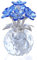 FREE3VITA Blue Crystal Forget Me Not Flowers Gifts for Women, Handmade Glass Flower Bouquet Collectible Figurine, Crystal Ornaments Meaningful Romantic Presents for Women Mum Friends